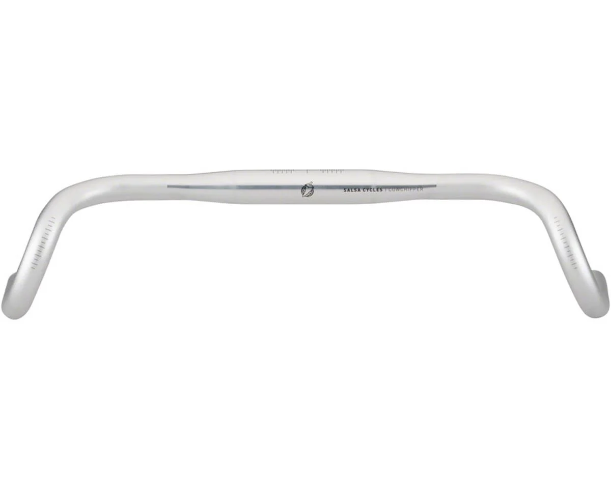 Salsa Cowchipper Deluxe Drop Handlebar (Silver) (31.8mm) (52cm) (24° Flare)